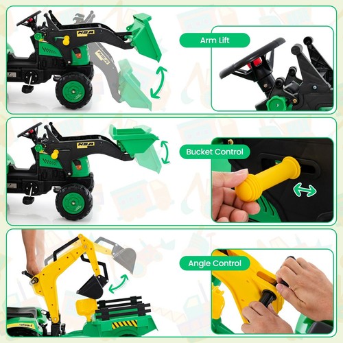 In1 kids ride excavator - ride,