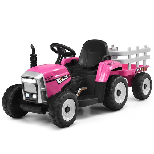 Kids ride tractor and - ride,