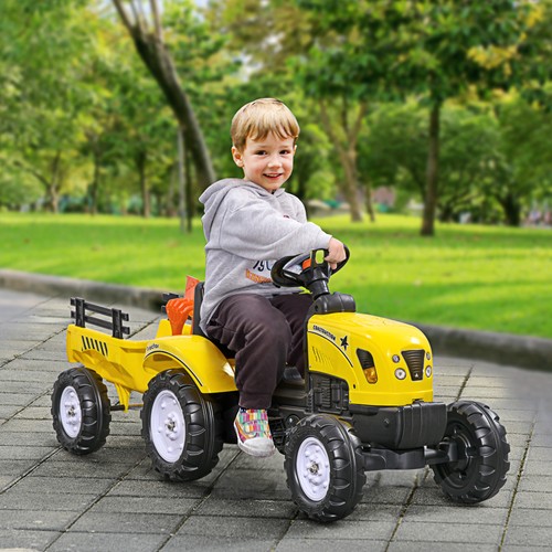 Kids ride tractor with back - ride,