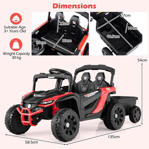 Kids ride tractor electric - kids, on