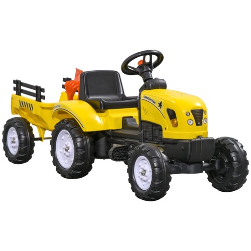 Kids ride tractor - on, with