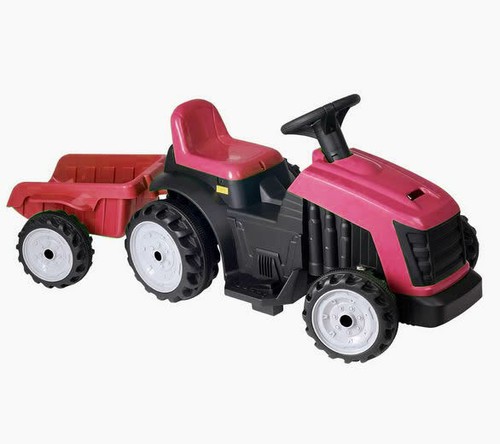 Electric ride tractor - electric, on