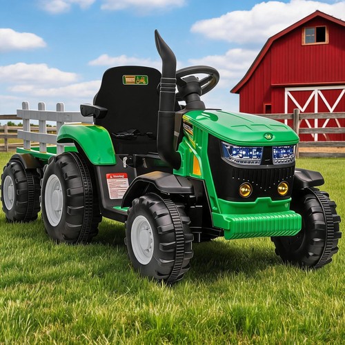 Kids ride tractor trailer - ride,