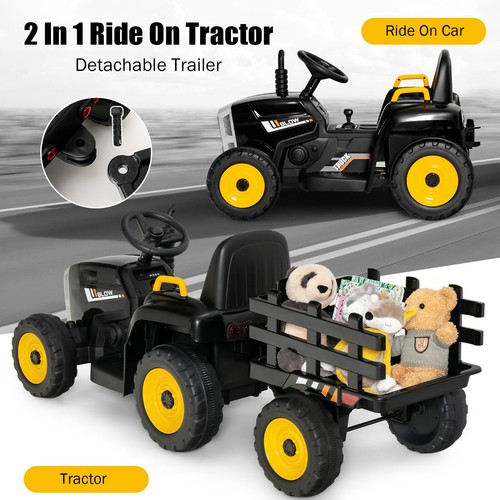 Ride tractor and trailer - on,