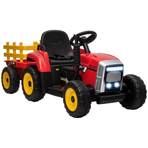 Homcom ride tractor with - ride, on