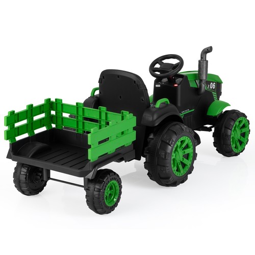 Kids 24v ride tractor - on,