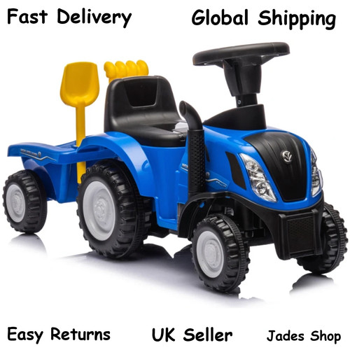 New holland tractor ride - t7, on