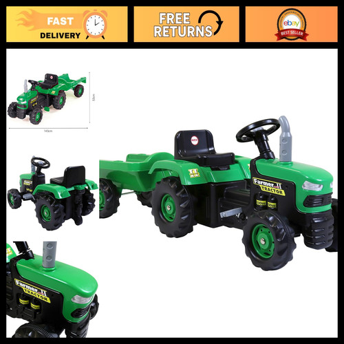 Kids ride tractor - ride-on, with