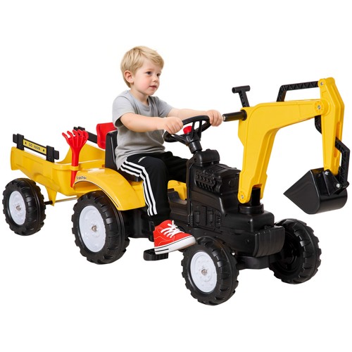 Homcom kids pedal - pedal, kart